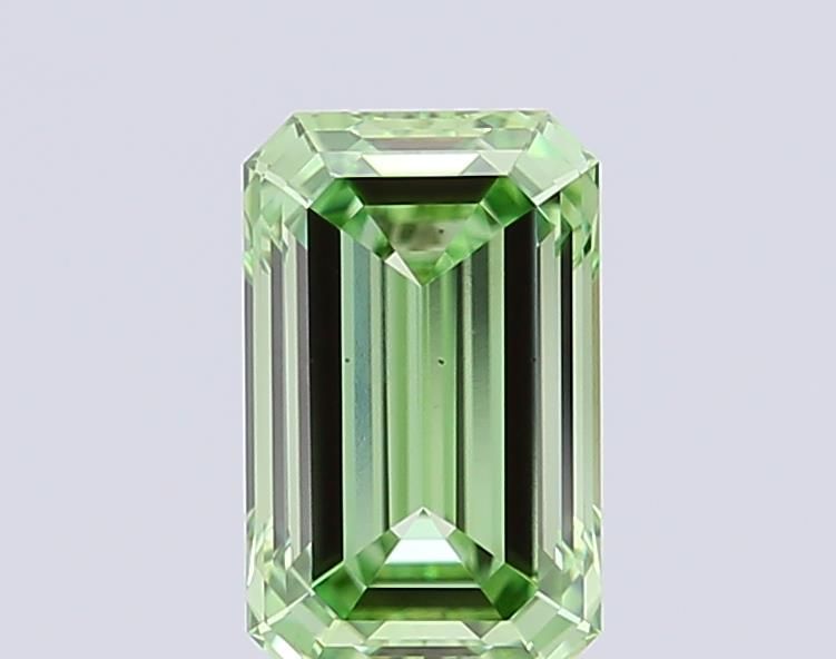 1.04 CT Fancy Vivid Green EMERALD