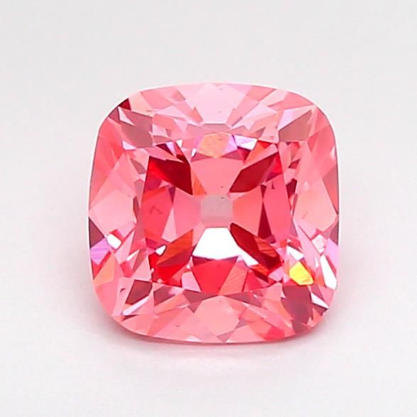 0.99 CT Fancy Vivid Pink CUSHION MODIFIED