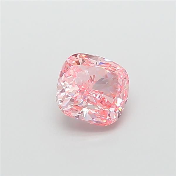 1.53 CT Fancy Intense Pink CUSHION MODIFIED