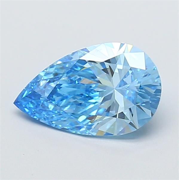 1.51 CT Fancy Vivid Blue PEAR