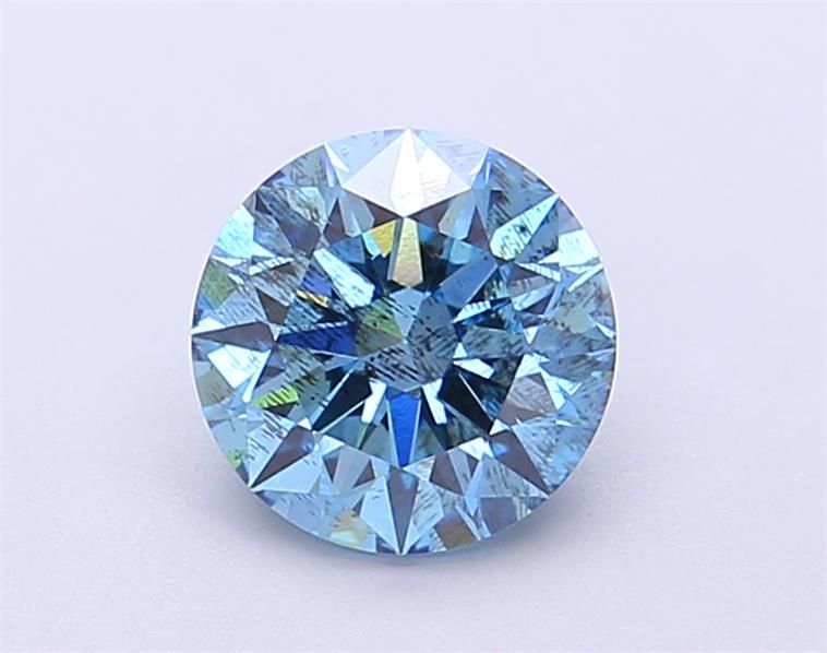 1.35 CT Fancy Vivid Blue ROUND