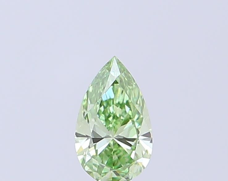 0.3 CT Fancy Vivid Green PEAR