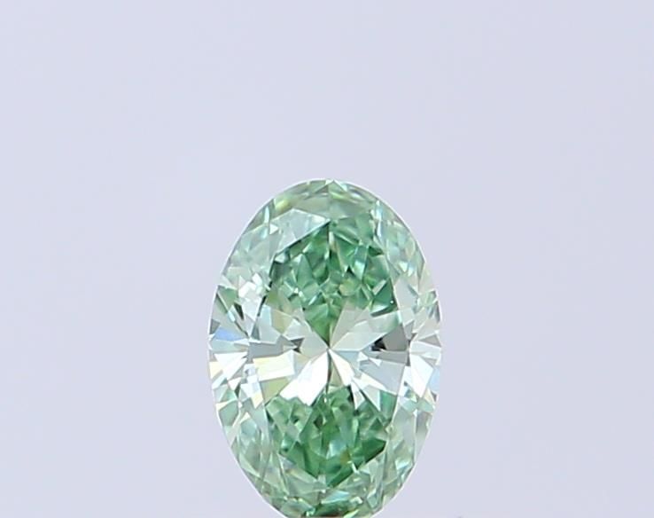 0.3 CT Fancy Vivid Green OVAL