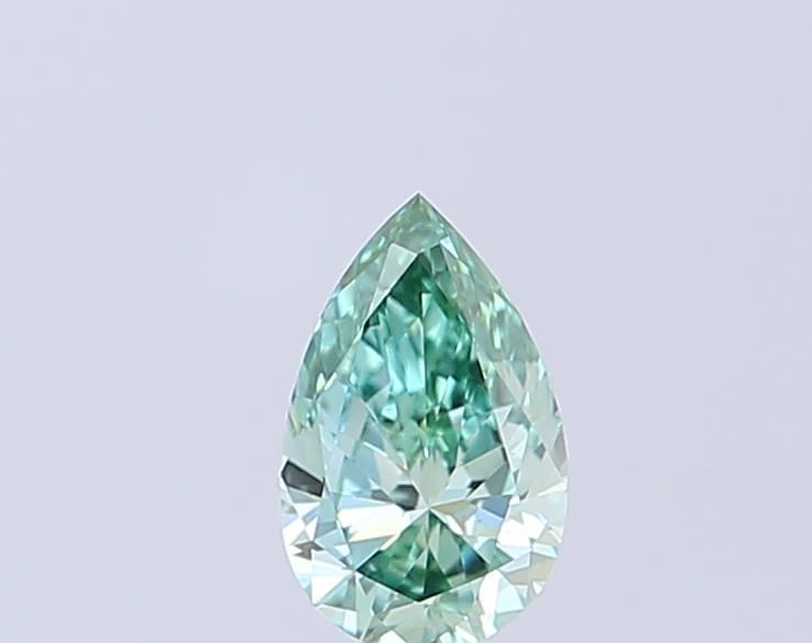0.3 CT Fancy Vivid Green PEAR