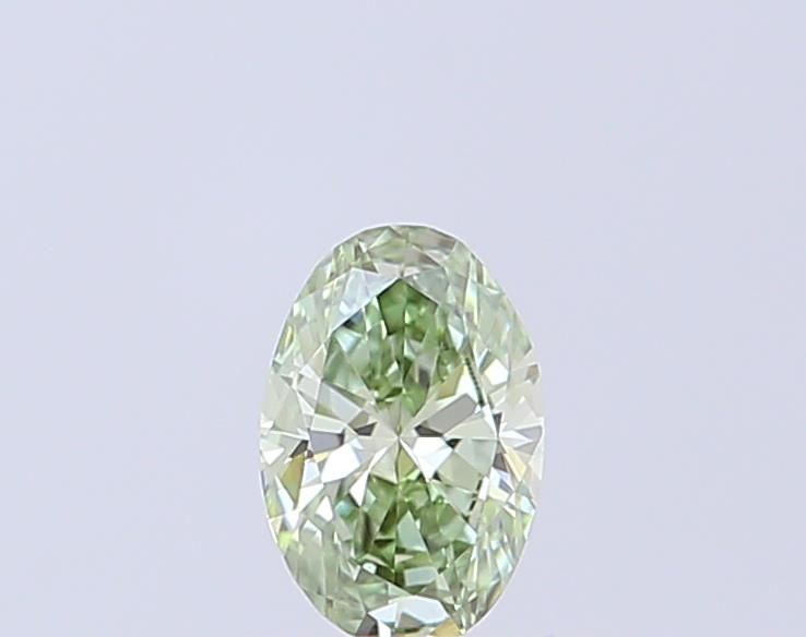 0.31 CT Fancy Vivid Green OVAL