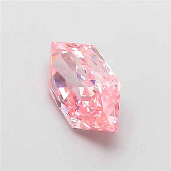 1.12 CT Fancy Vivid Pink HEXAGONAL