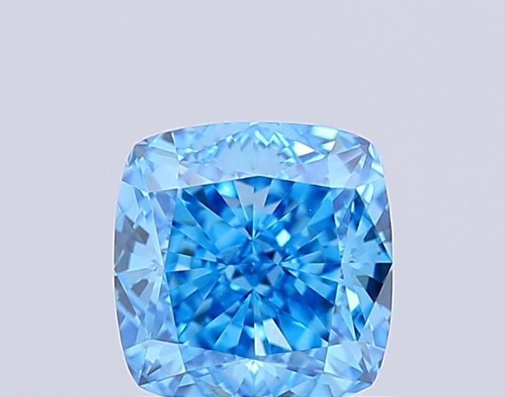 1.09 CT Fancy Vivid Blue CUSHION MODIFIED