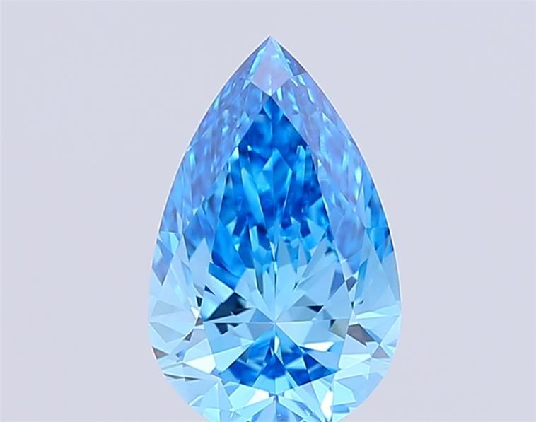1.51 CT Fancy Vivid Blue PEAR