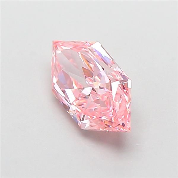 1.19 CT Fancy Vivid Pink HEXAGONAL