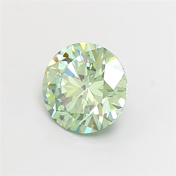 1.53 CT Fancy Vivid Green ROUND