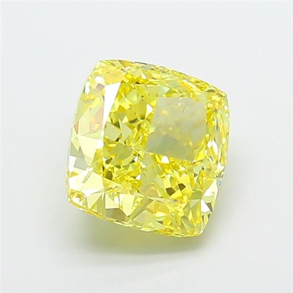 1.08 CT Fancy Intense Yellow CUSHION MODIFIED