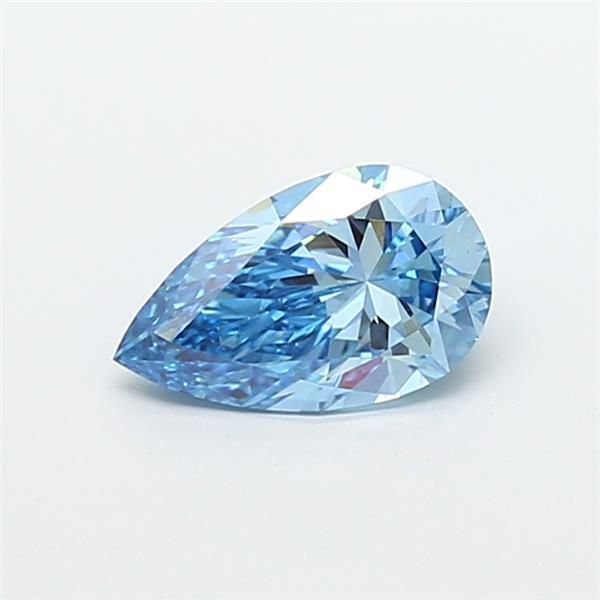 1.21 CT Fancy Vivid Blue PEAR