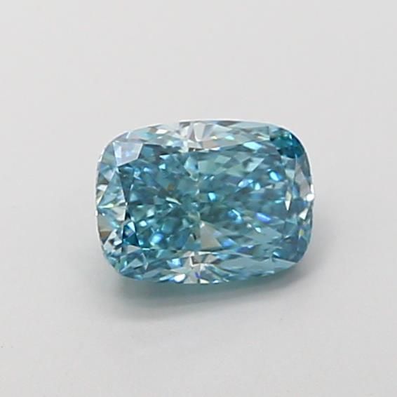 1.01 CT Fancy Vivid Blue CUSHION MODIFIED