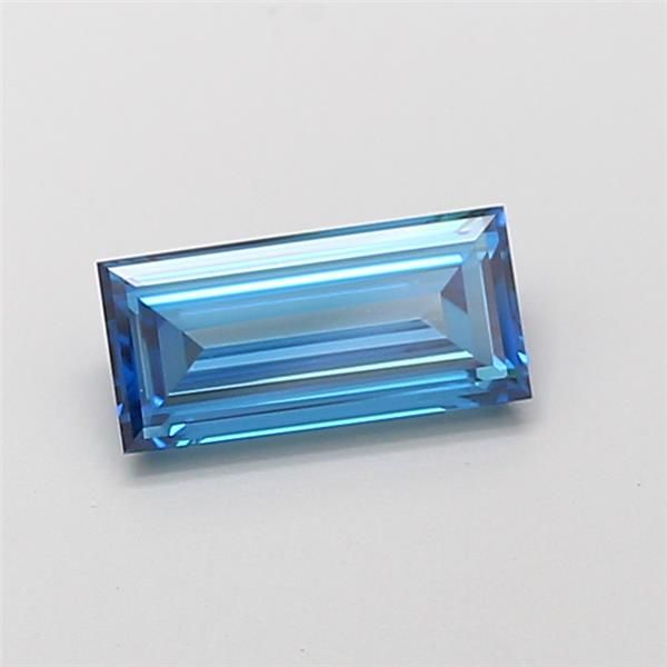1.07 CT Fancy Vivid Blue BAGUETTE