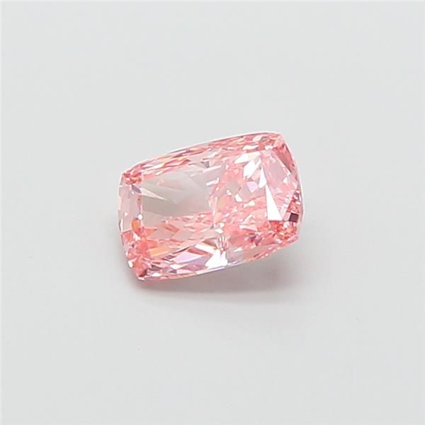 1.02 CT Fancy Vivid Pink CUSHION MODIFIED