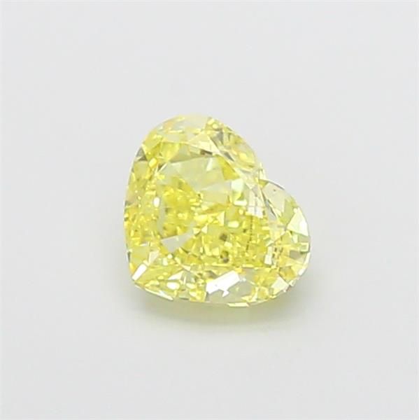 1.05 CT Fancy Intense Yellow HEART