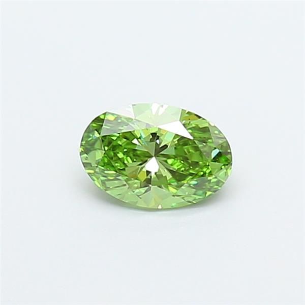0.5 CT Fancy Vivid Green OVAL