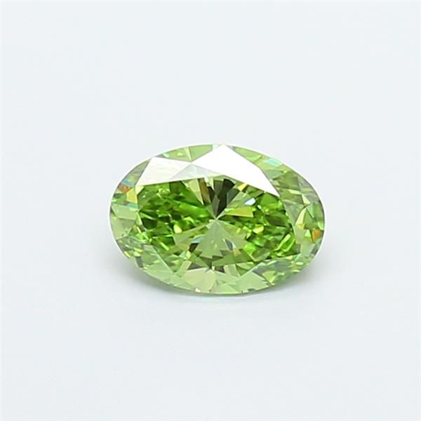 0.5 CT Fancy Vivid Green OVAL