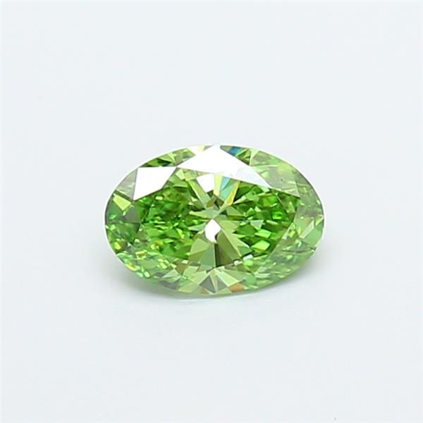 0.5 CT Fancy Vivid Green OVAL