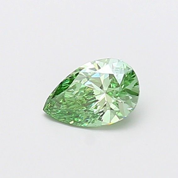 0.5 CT Fancy Vivid Green PEAR