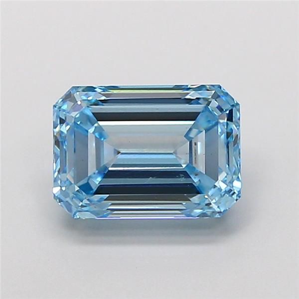 2.02 CT Fancy Vivid Blue EMERALD