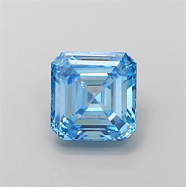 1.02 CT Fancy Vivid Blue ASSCHER