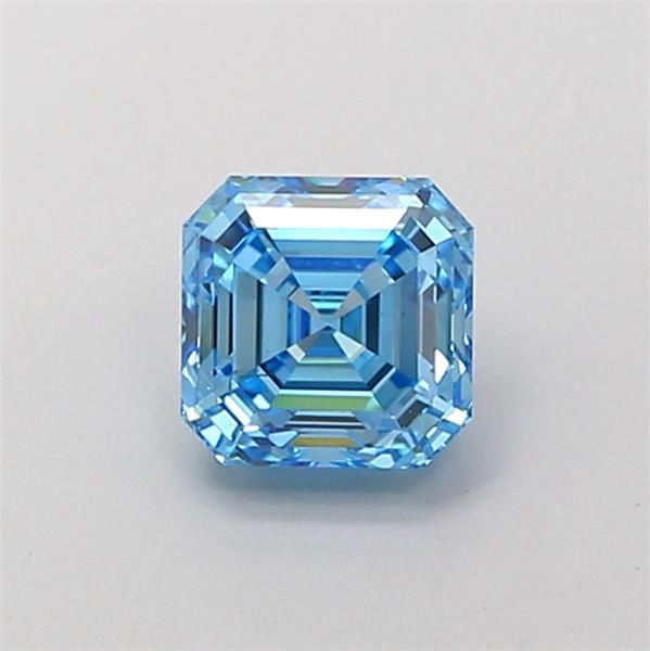 1.01 CT Fancy Vivid Blue ASSCHER