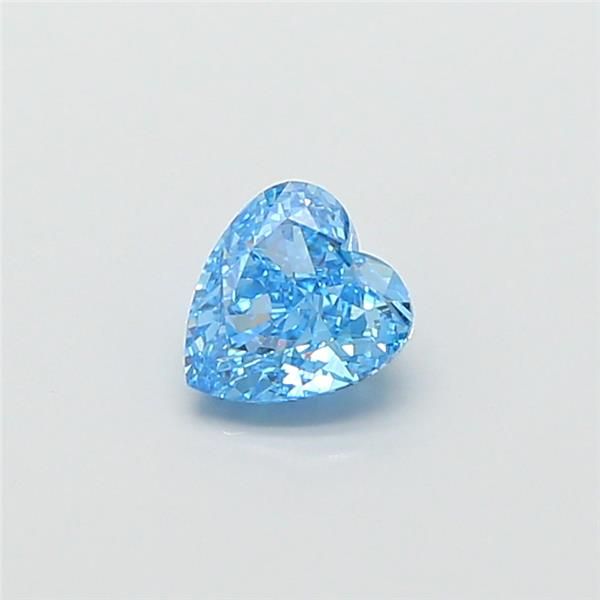 1.03 CT Fancy Vivid Blue HEART