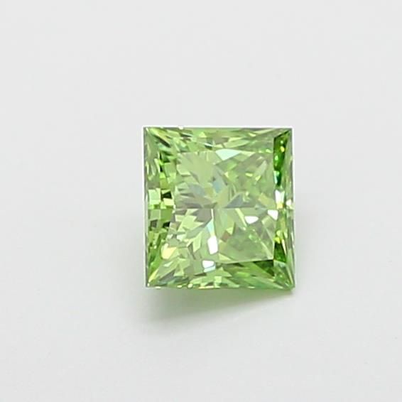 0.5 CT Fancy Vivid Green PRINCESS