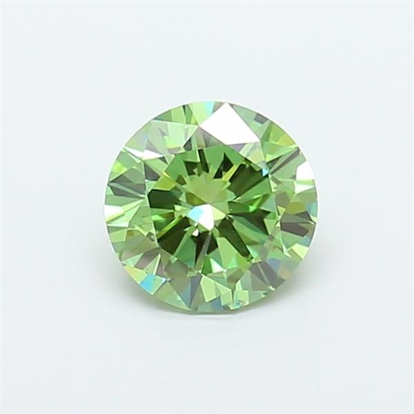 1.5 CT Fancy Vivid Green ROUND
