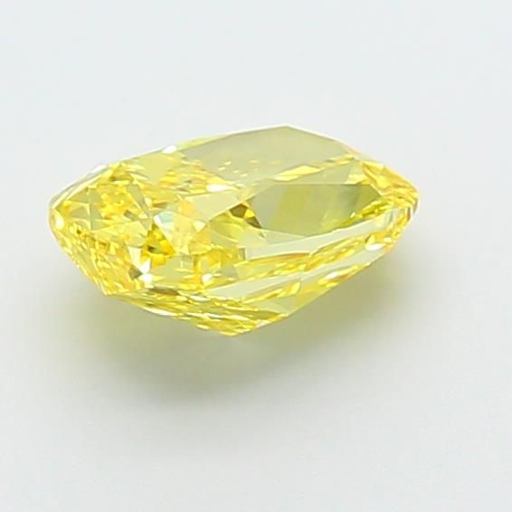 1.31 CT Fancy Vivid Yellow CUSHION MODIFIED