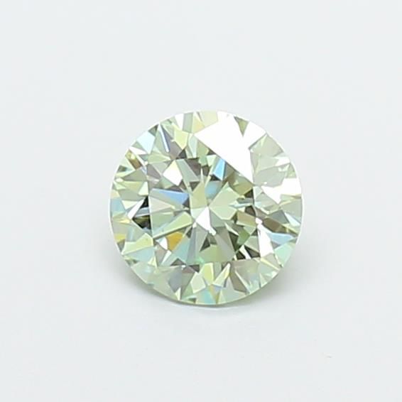 0.52 CT Fancy Vivid Green ROUND