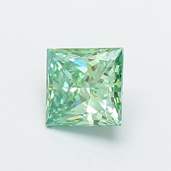 0.7 CT Fancy Vivid Green PRINCESS