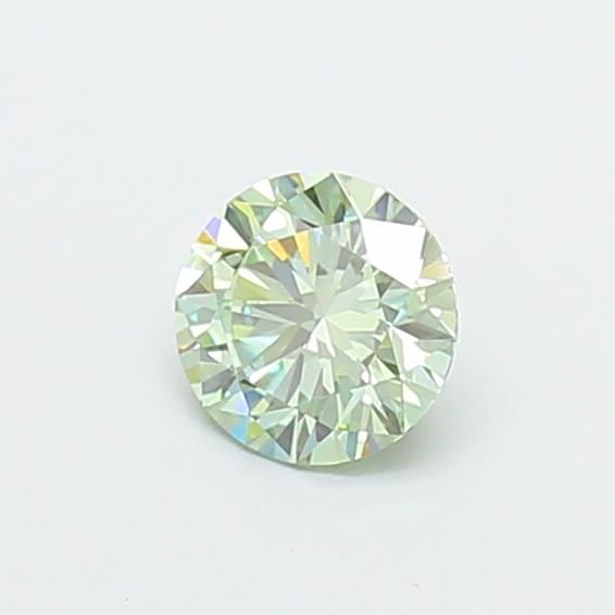0.51 CT Fancy Vivid Green ROUND