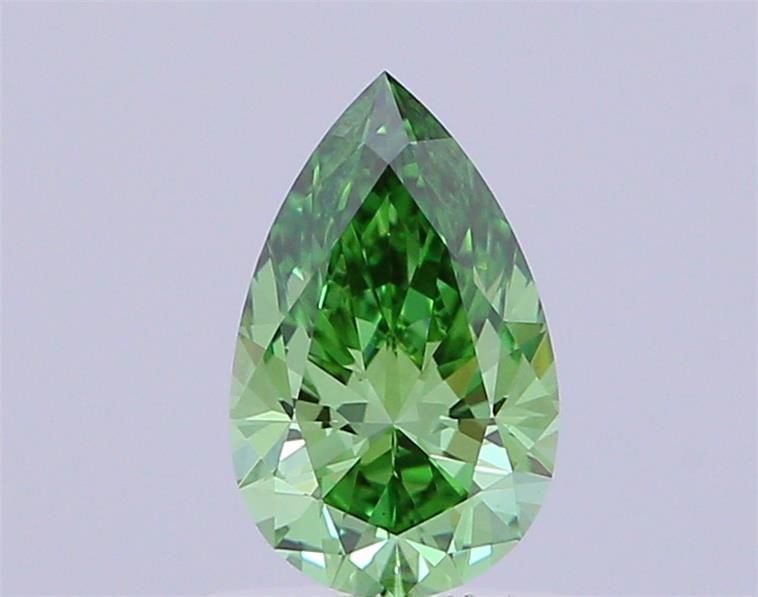 1.03 CT Fancy Vivid Green PEAR
