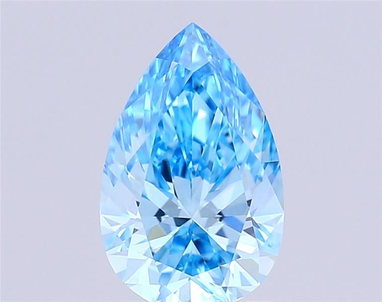 1.51 CT Fancy Vivid Blue PEAR