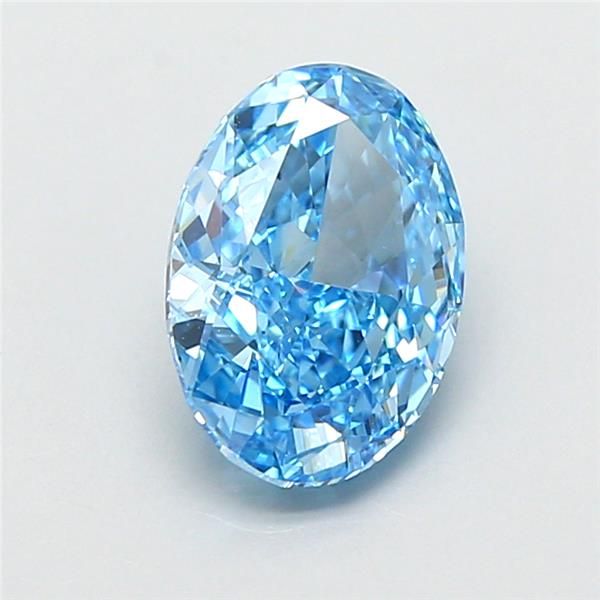 1.6 CT Fancy Vivid Blue OVAL
