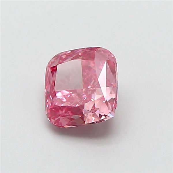 1.03 CT Fancy Vivid Pink CUSHION MODIFIED