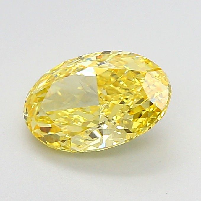 2.01 CT Fancy Vivid Yellow OVAL