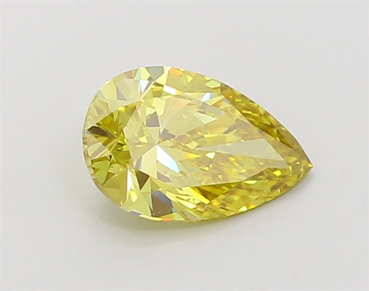 1.5 CT Fancy Vivid Yellow PEAR