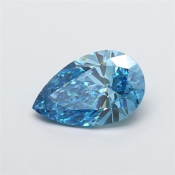 1.5 CT Fancy Vivid Blue PEAR