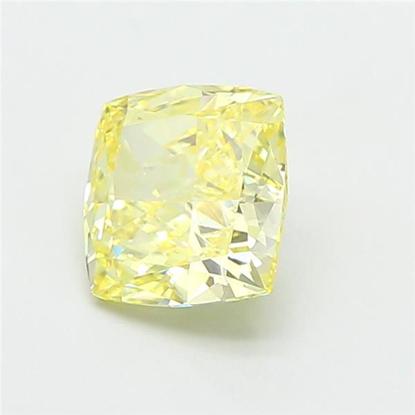 1.34 CT Fancy Intense Yellow CUSHION MODIFIED