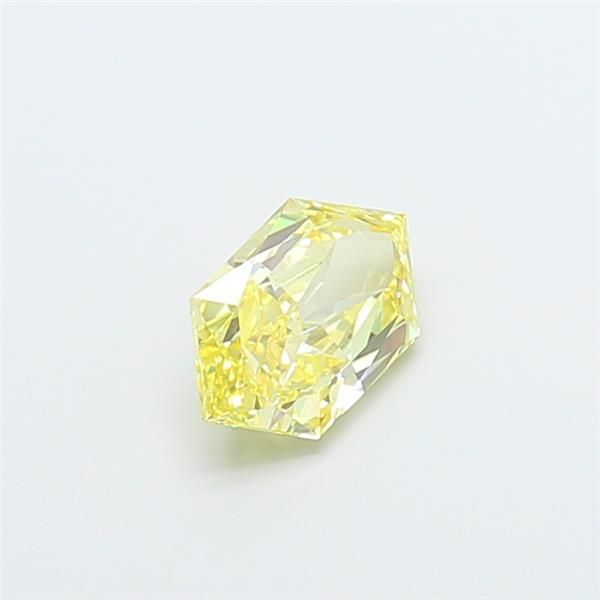 1.01 CT Fancy Vivid Yellow HEXAGONAL