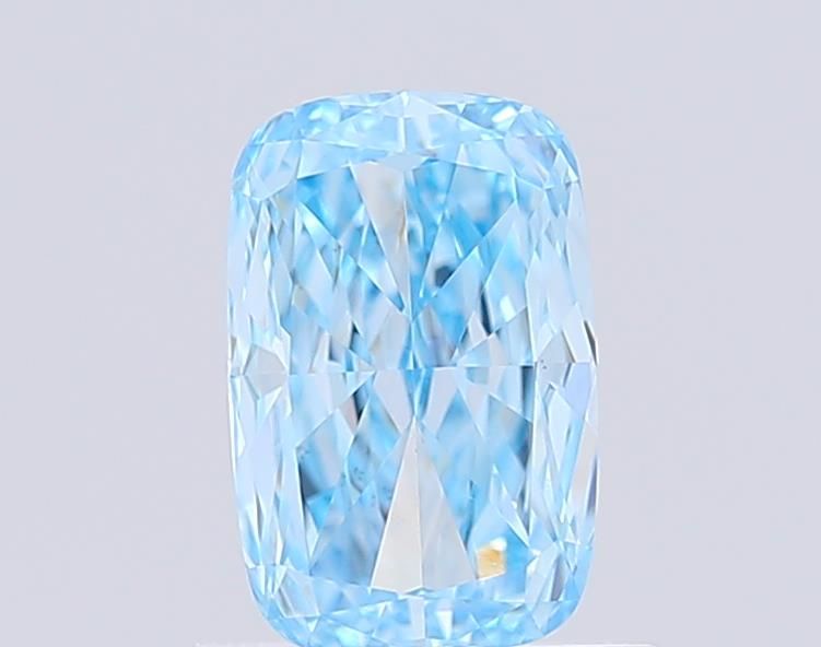 1.05 CT Fancy Vivid Blue CUSHION MODIFIED