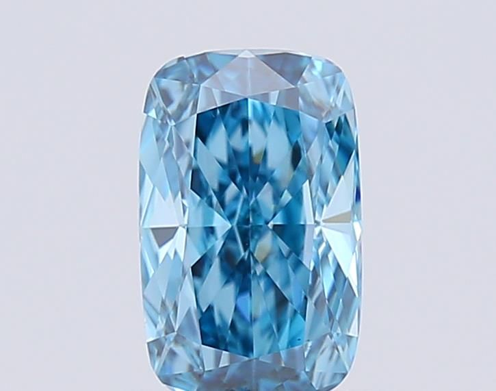 1.01 CT Fancy Vivid Blue CUSHION MODIFIED