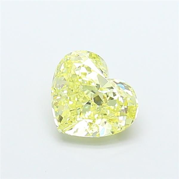 1.63 CT Fancy Yellow HEART