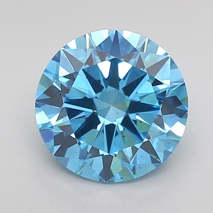 2.01 CT Fancy Vivid Blue ROUND