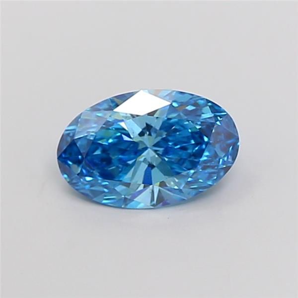 1.53 CT Fancy Vivid Blue OVAL