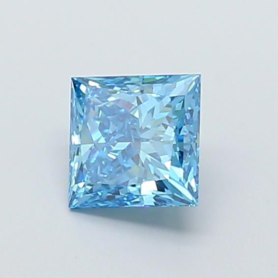 1.59 CT Fancy Vivid Blue PRINCESS