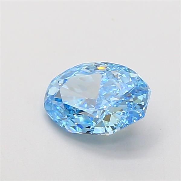 1.04 CT Fancy Vivid Blue OVAL